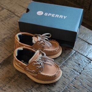 Sperry Lanyard Boat Shoes Size 6 Toddler Worn Once